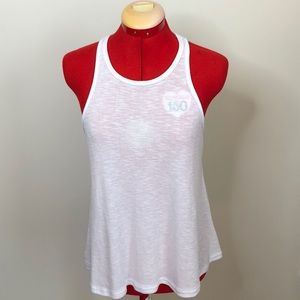 Free People Wide Eyed White Tank Top